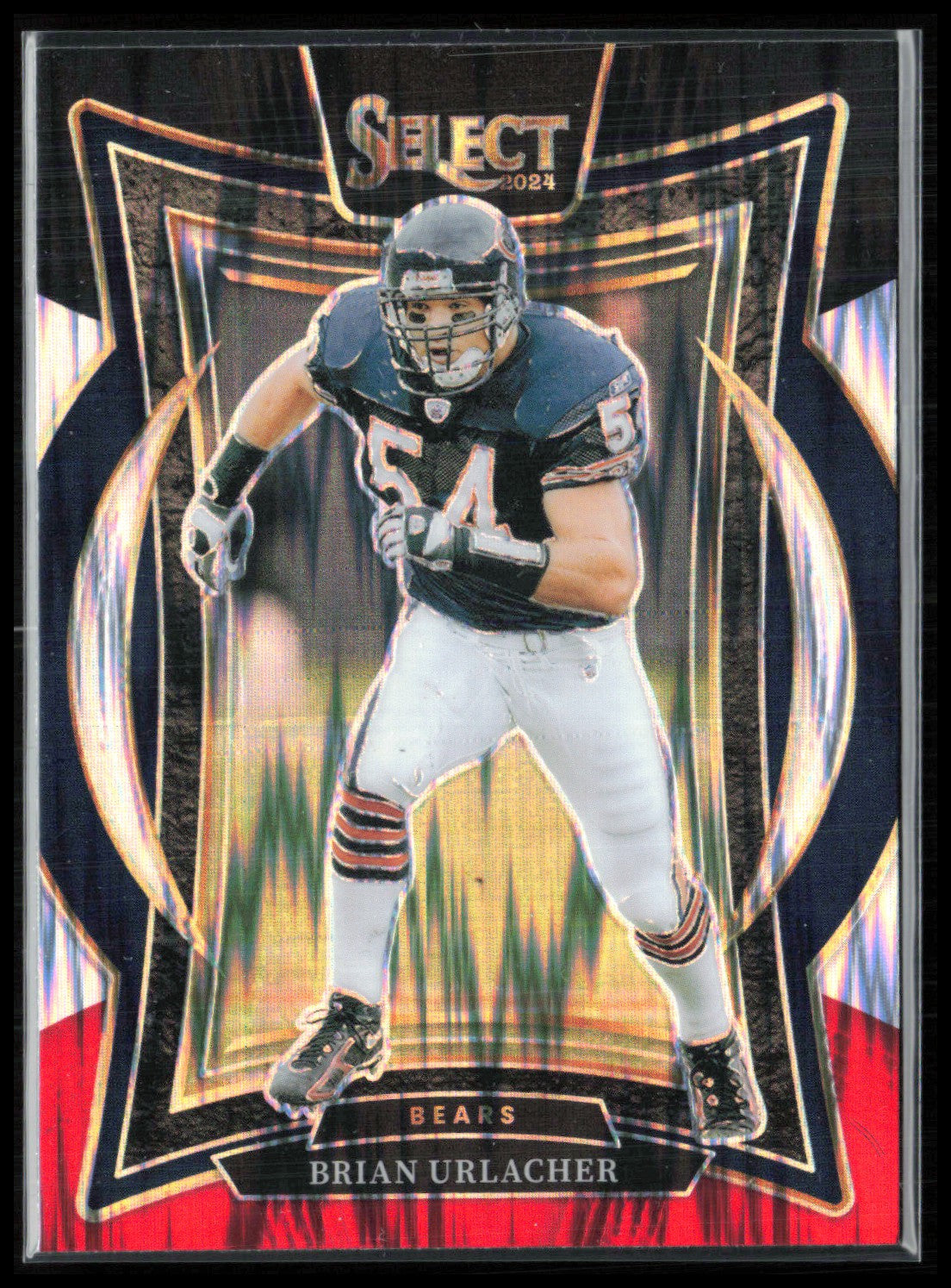 Brian Urlacher Black Red Shock