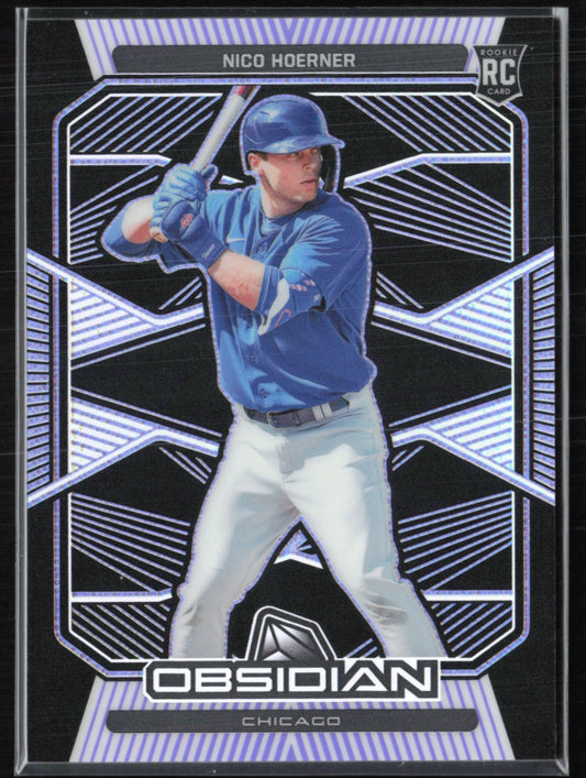 Nico Hoerner RC Purple /99 Prizm