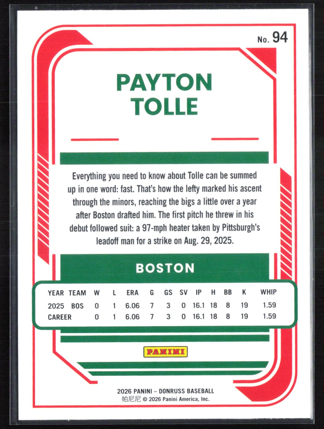 Payton Tolle RC