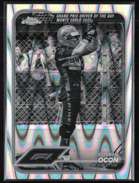 Esteban Ocon B&W Raywave