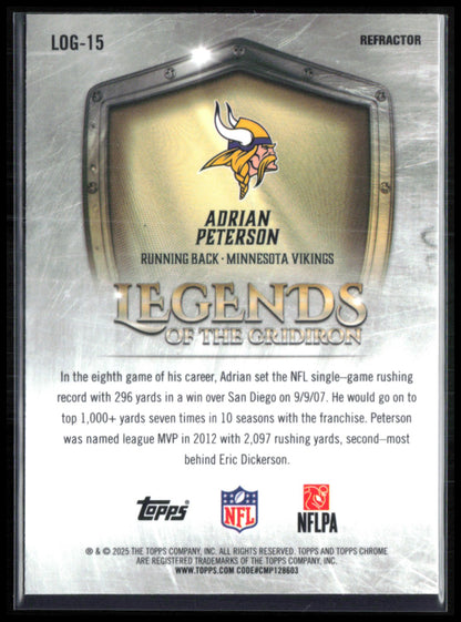 Adrian Peterson Refractor