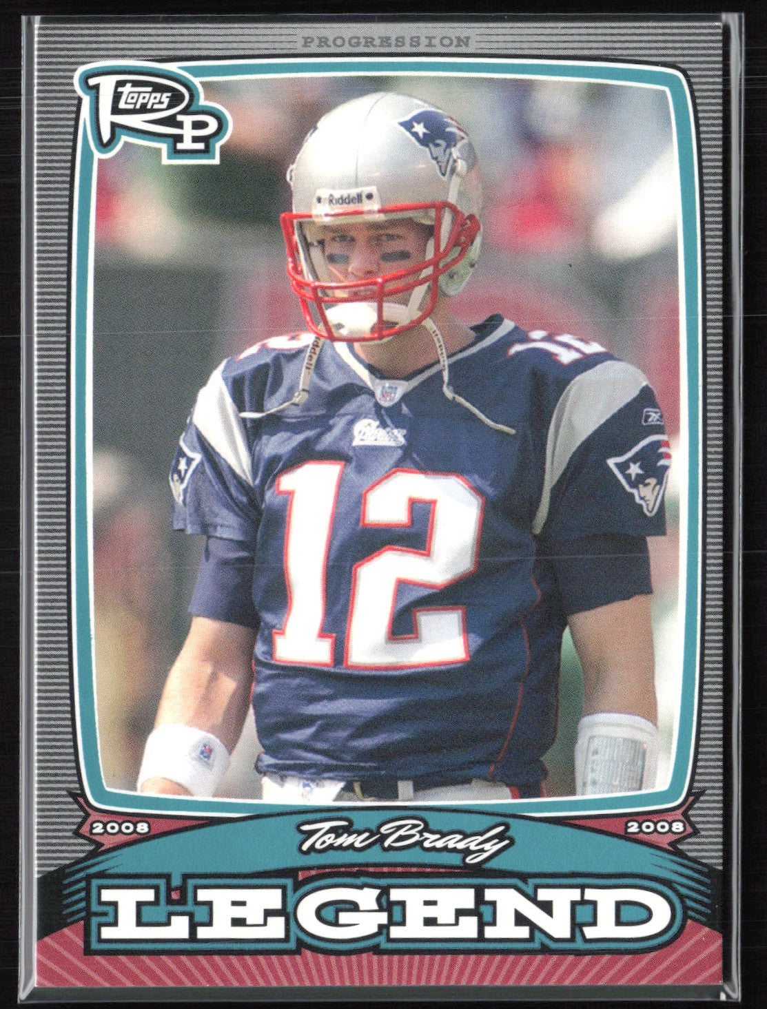 Tom Brady 2008 Topps Progession Legend