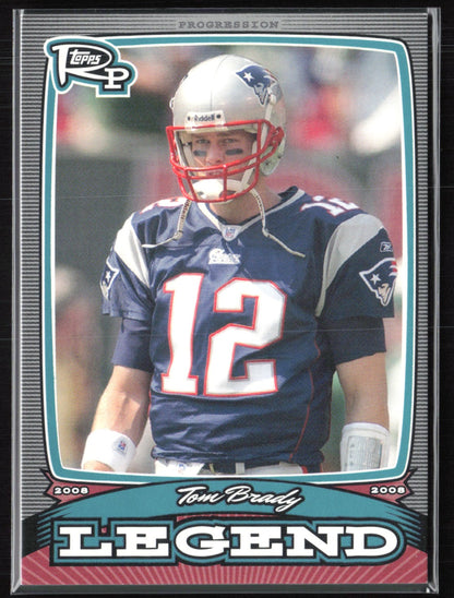 Tom Brady 2008 Topps Progession Legend