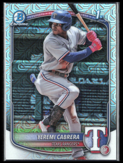 Yeremi Cabrera 1st Bowman Mojo