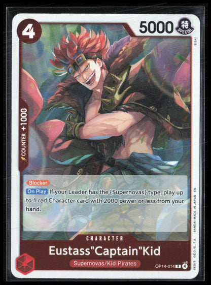 EustassCaptainKid - OP14-014 Rare Holo (One Piece)