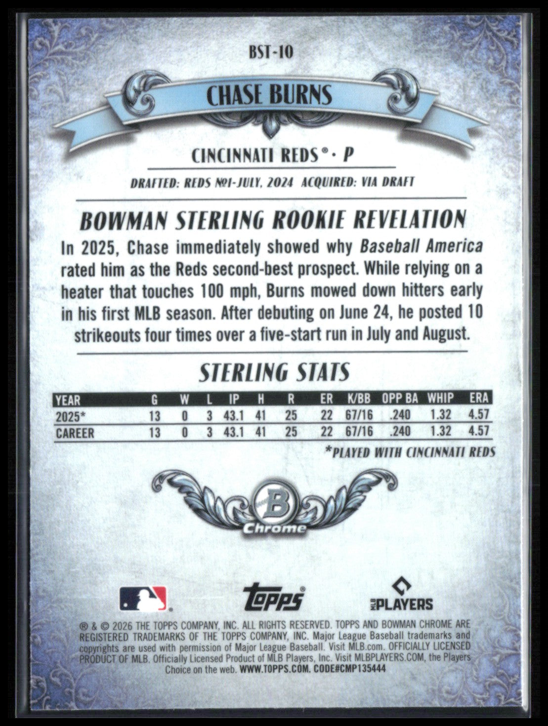 Chase Burns RC