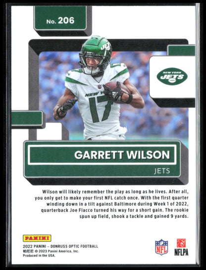 Garrett Wilson RC Optic Rated Rookie