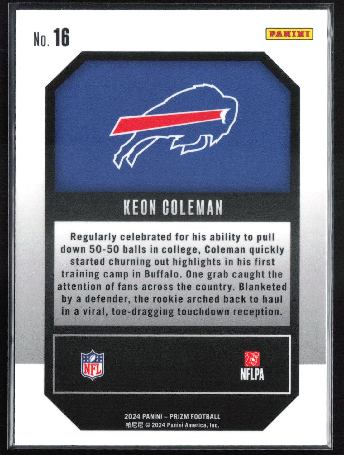 Keon Coleman RC Emergent
