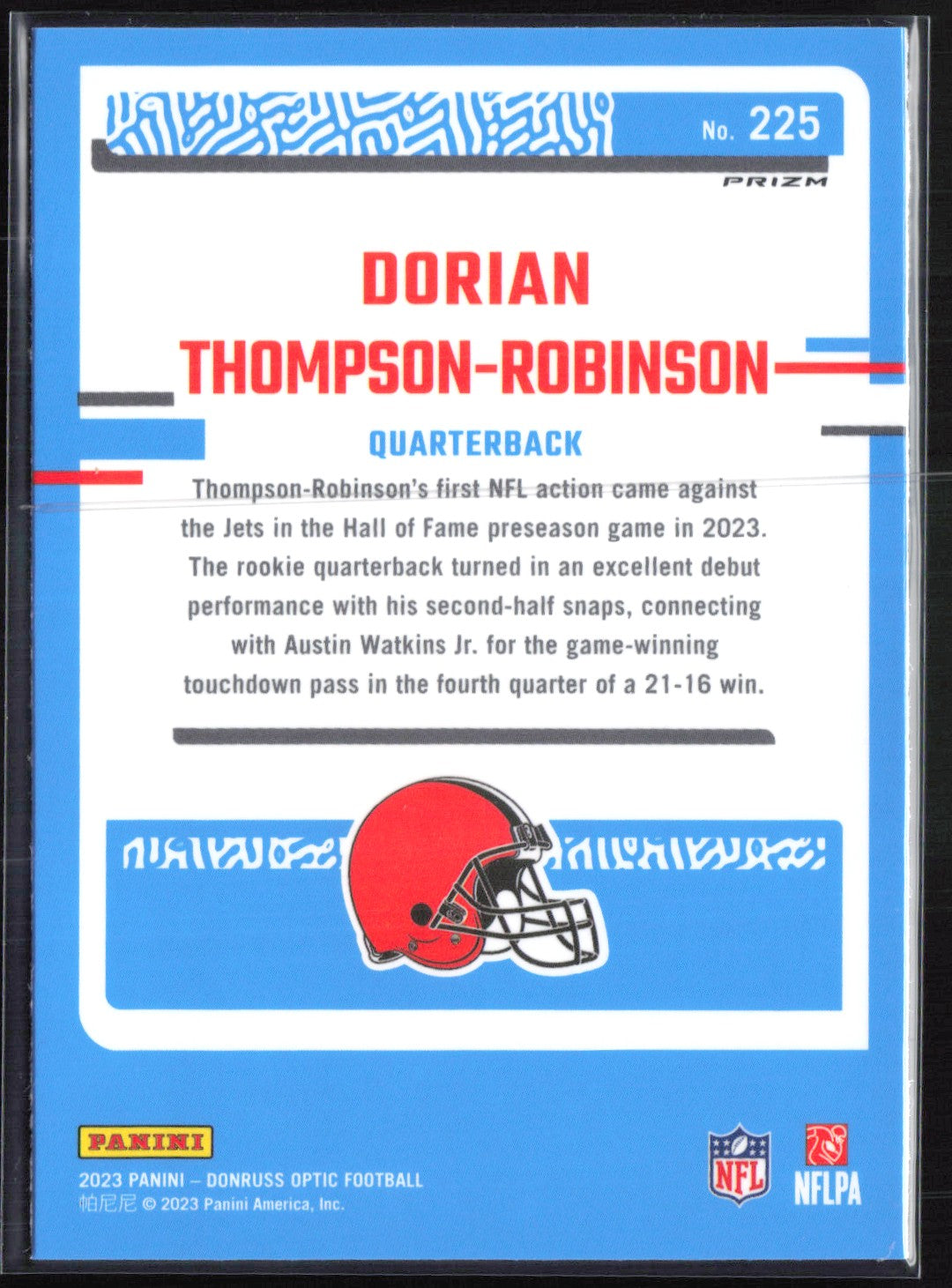 Dorian Thompson-Robinson RC Purple Shock