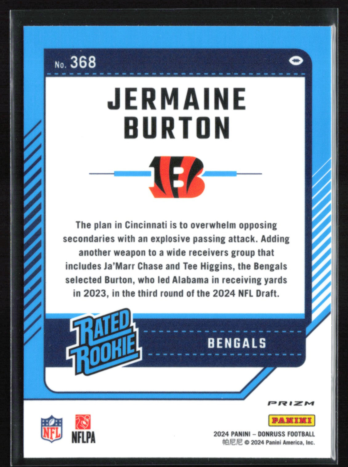 Jermaine Burton RC Red Wave