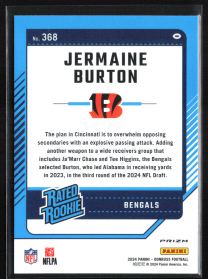 Jermaine Burton RC Red Wave