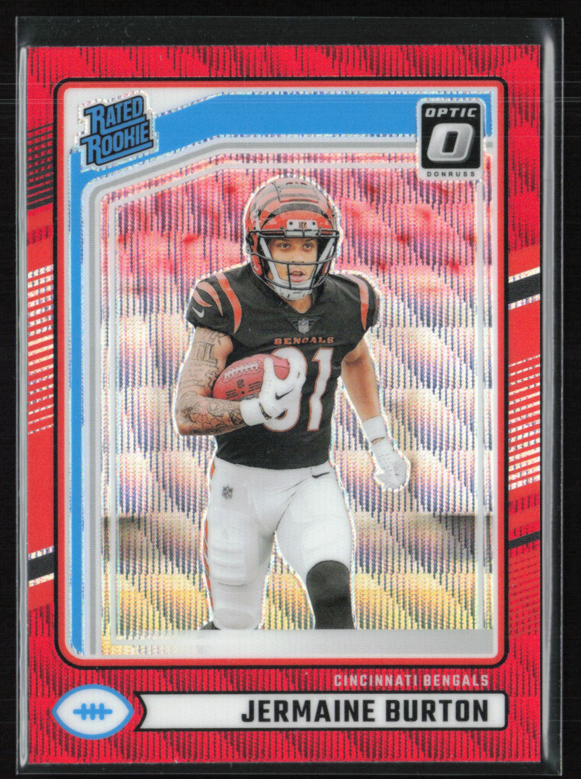 Jermaine Burton RC Red Wave