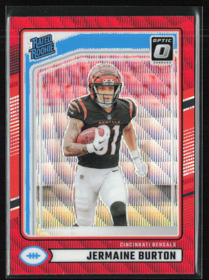 Jermaine Burton RC Red Wave
