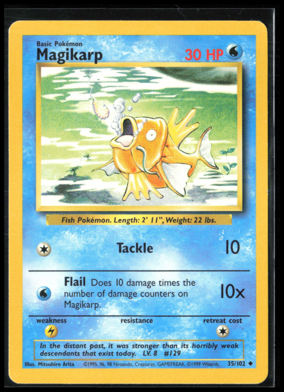 Magikarp 1999 Classic Base Set