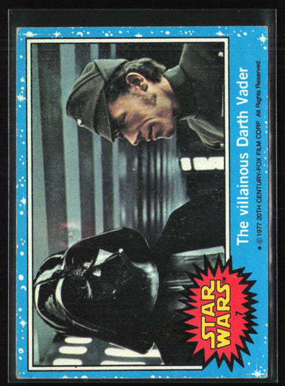 The Villainous Darth Vader 1977 Topps Star Wars