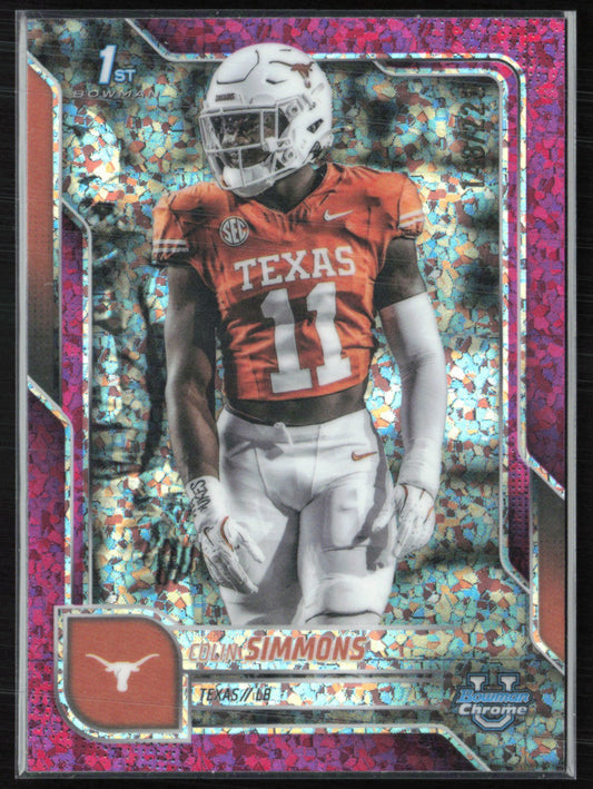 Colin Simmons 1st Bowman Pink Mini Diamond /225