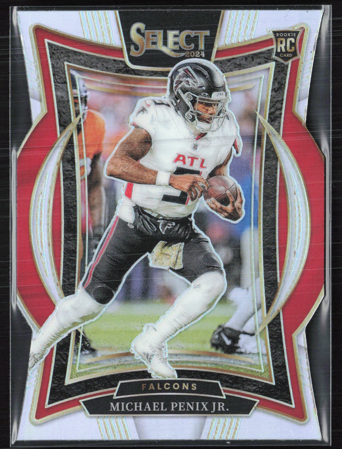 Michael Penix Jr. RC Silver Die-Cut Concourse