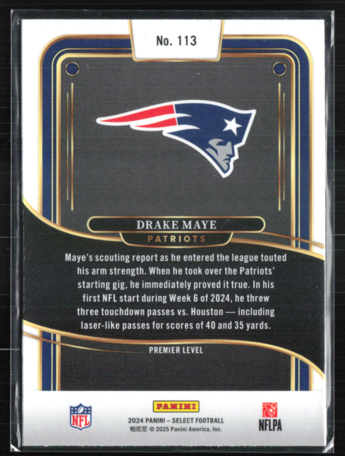 Drake Maye RC Premier Level