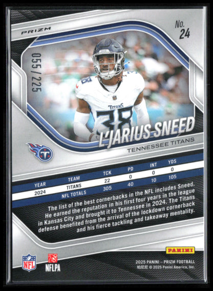 L'Jarius Sneed Purple Ice /225