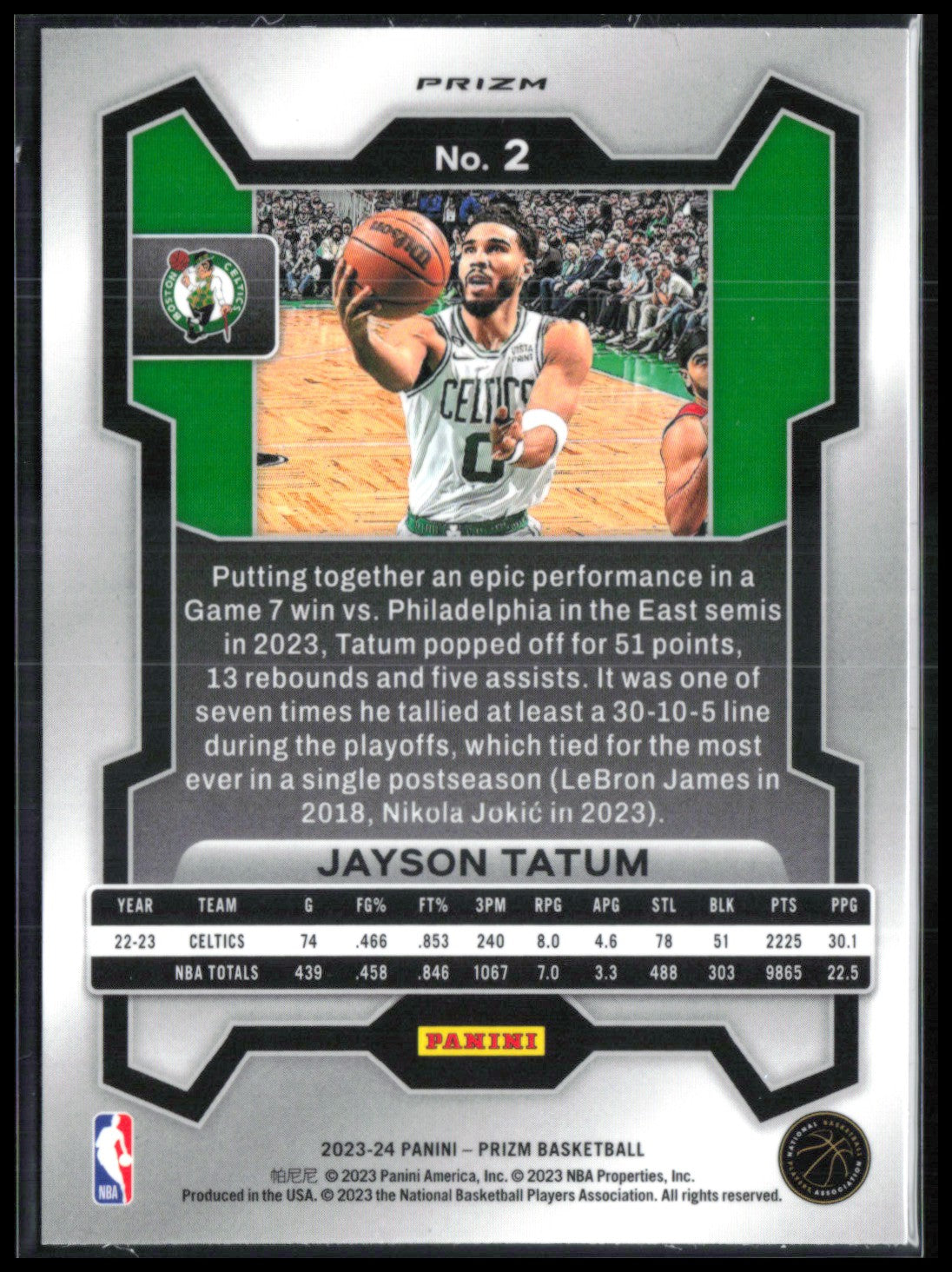 Jayson Tatum Silver Prizm