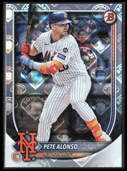 Pete Alonso Bowman Retro Logo Parallel