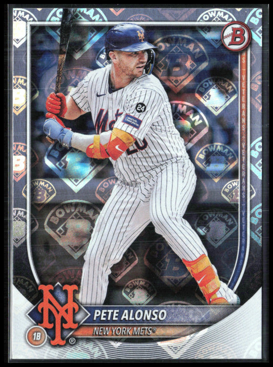 Pete Alonso Bowman Retro Logo Parallel