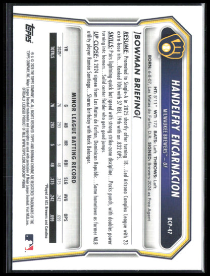 Handelfry Encarnacion 1st Bowman Mojo
