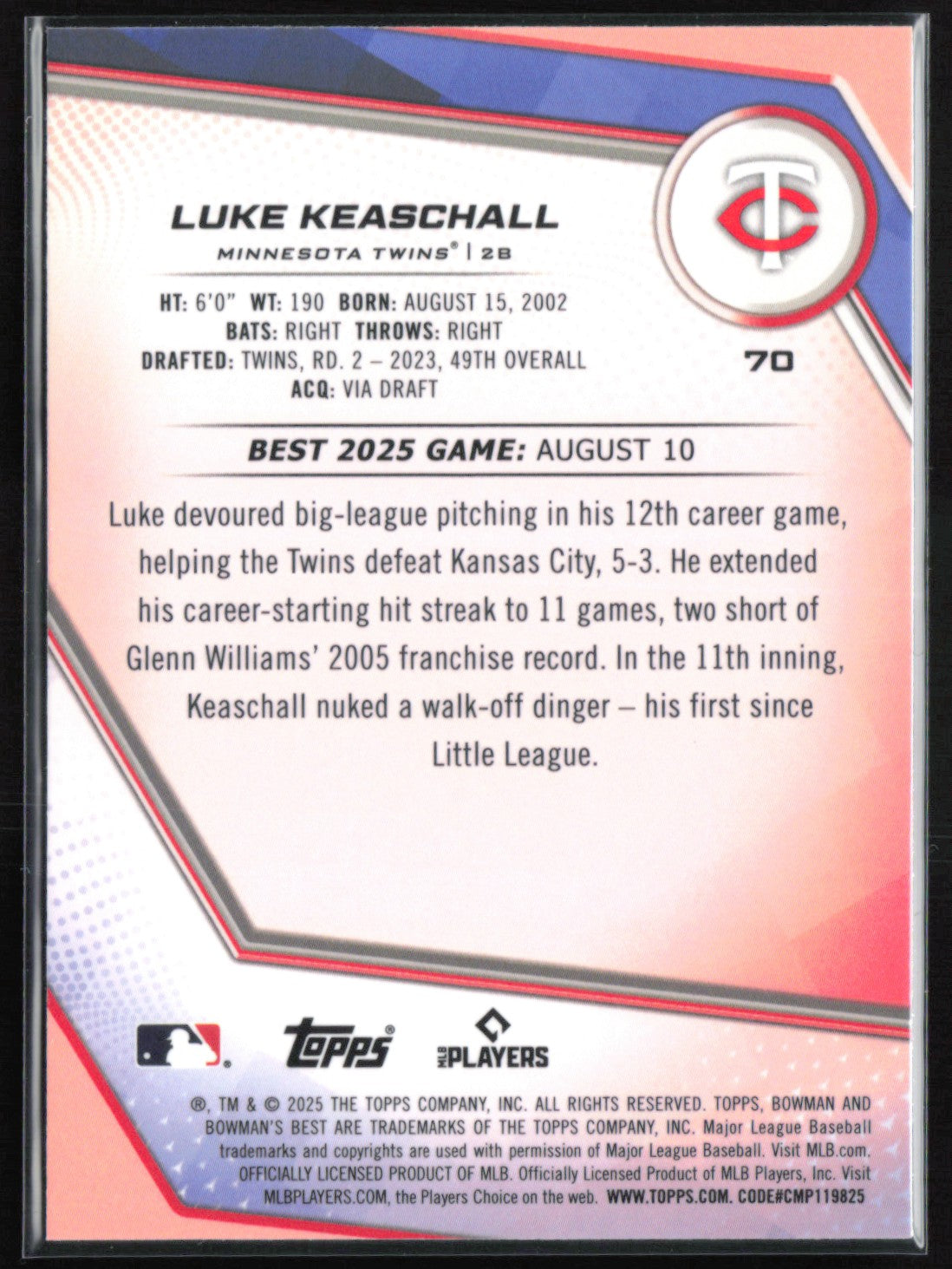 Luke Keaschall RC