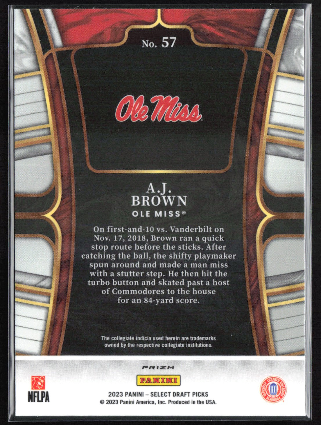 A.J. Brown Silver Prizm