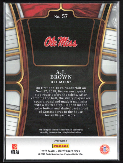A.J. Brown Silver Prizm