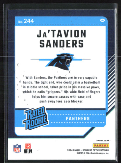 Ja'Tavion Sanders RC Purple Shock