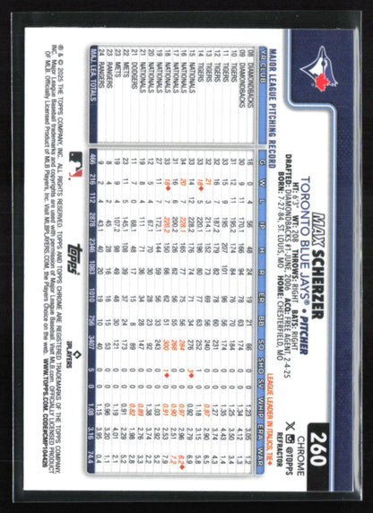 Max Scherzer Refractor