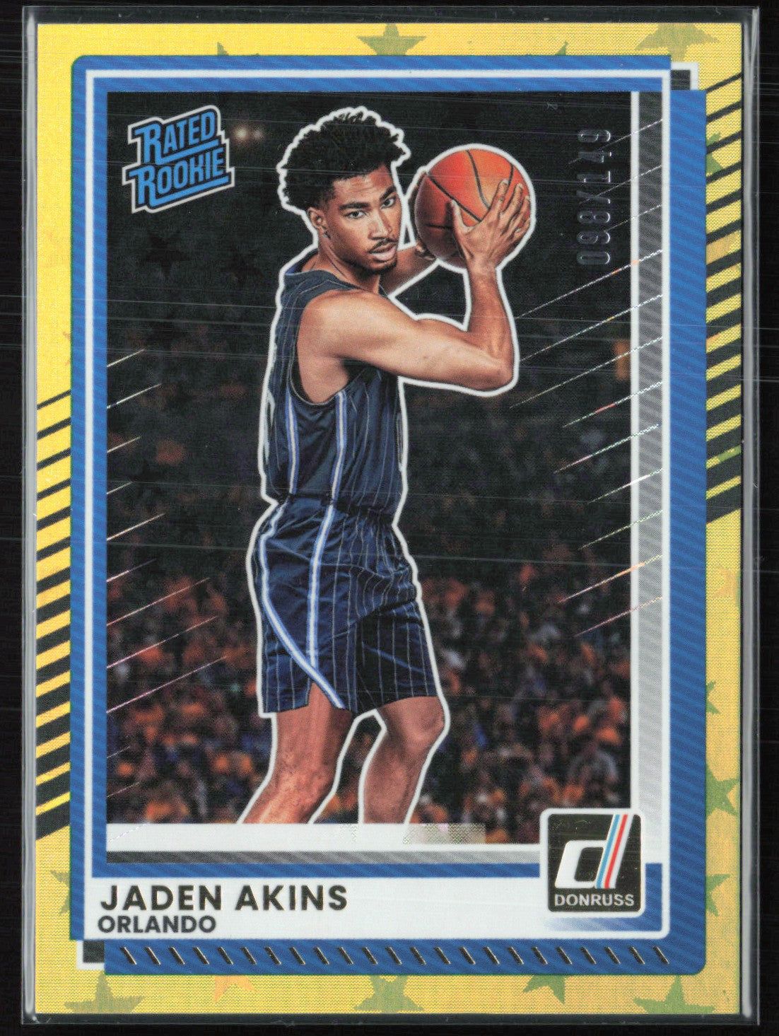 Jaden Akins RC /149 Stars Yellow
