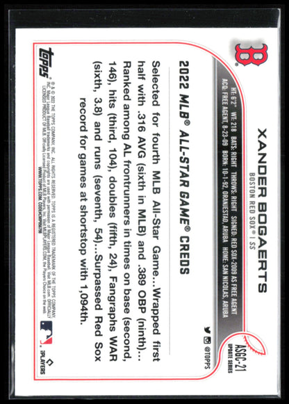 Xander Bogaerts ASG Refractor