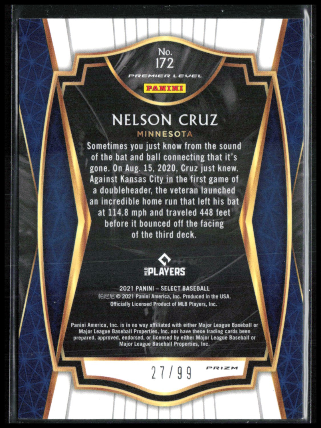 Nelson Cruz Lime Green /99