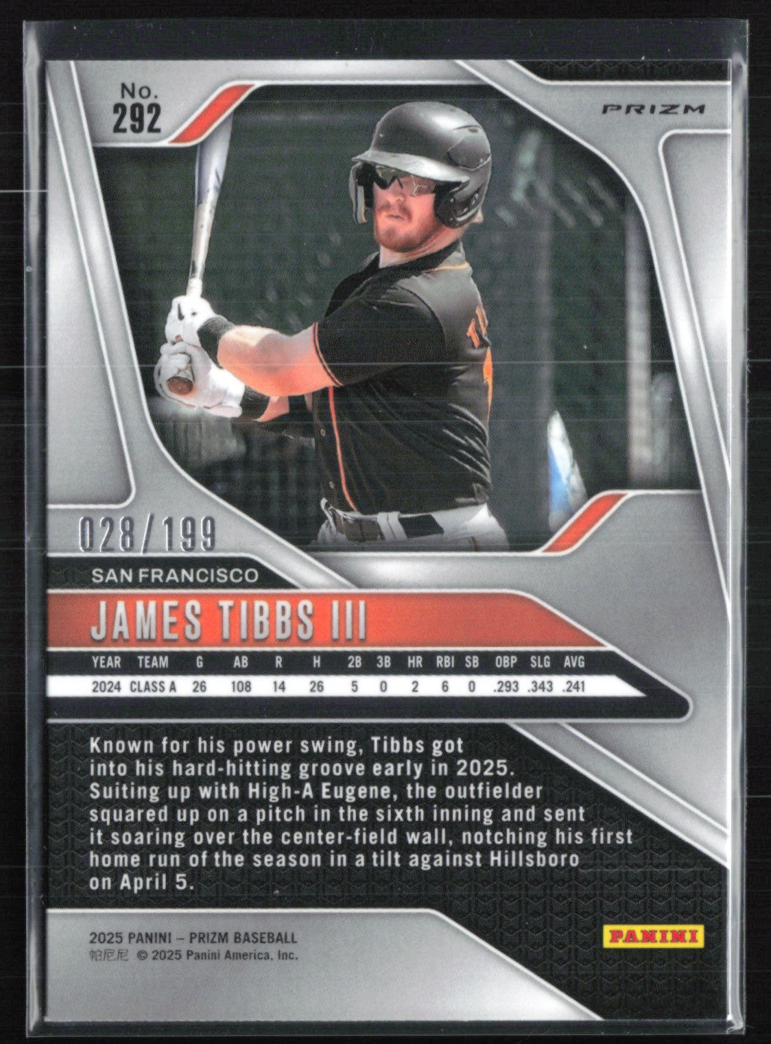 James Tibbs III Blue /199