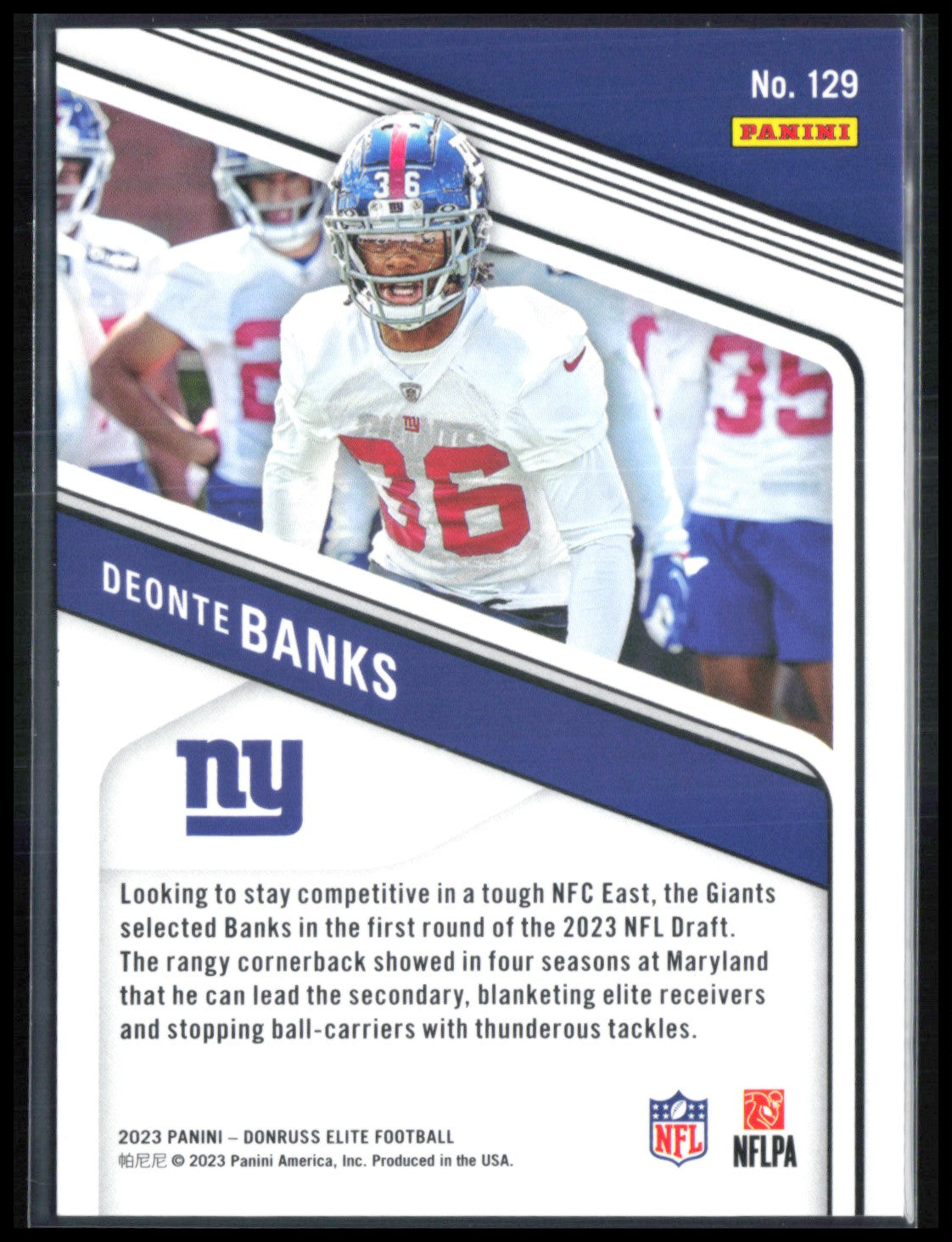Deonte Banks RC /999
