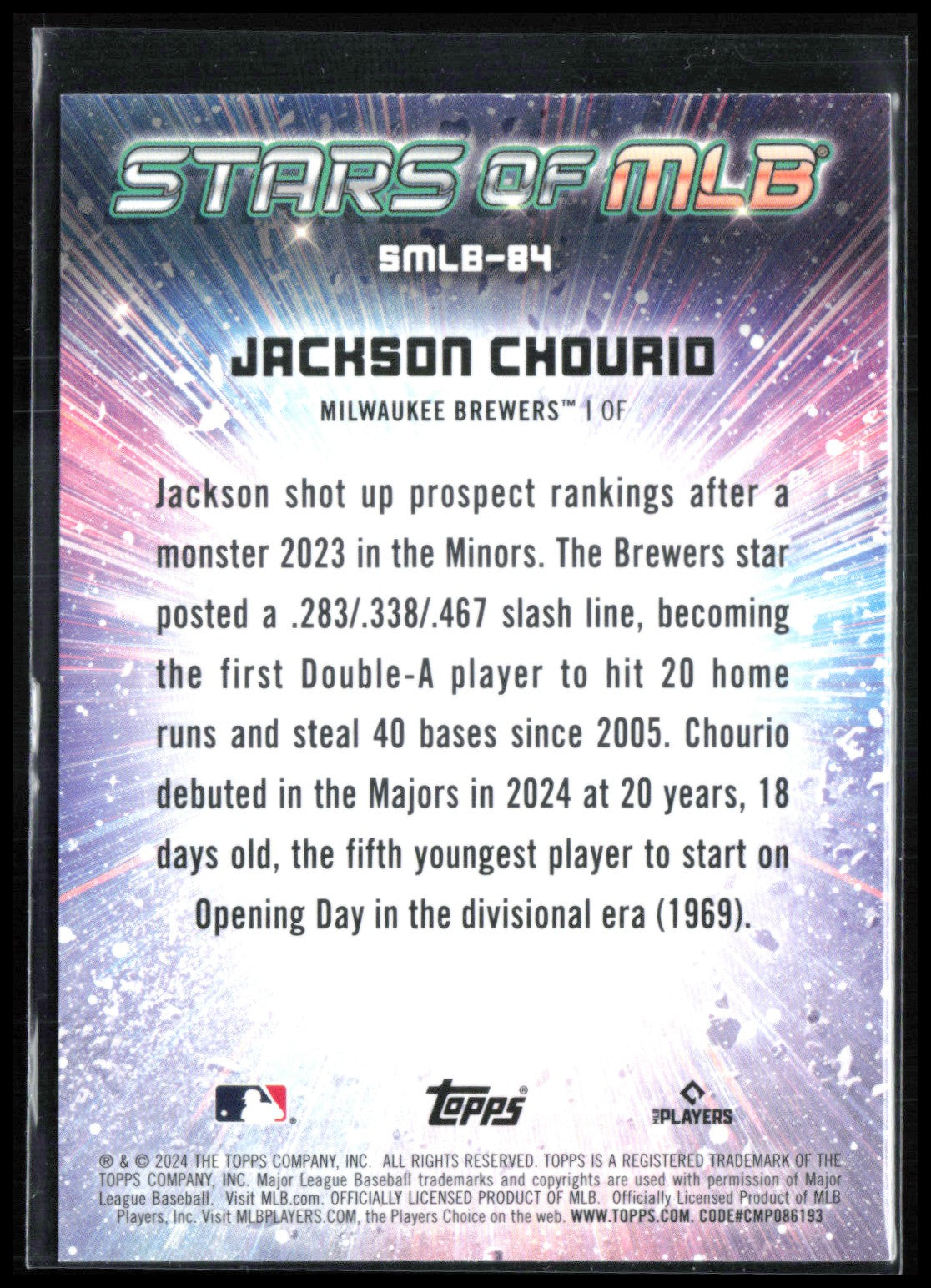 Jackson Chourio RC