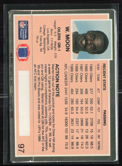 Warren Moon 1990 Action Packed