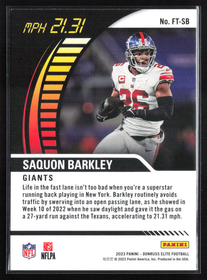Saquon Barkley Full Throttle