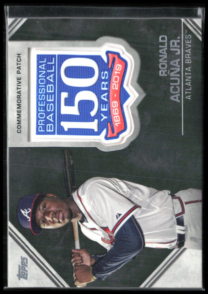 Ronald Acuña Jr. Commemorative Patch