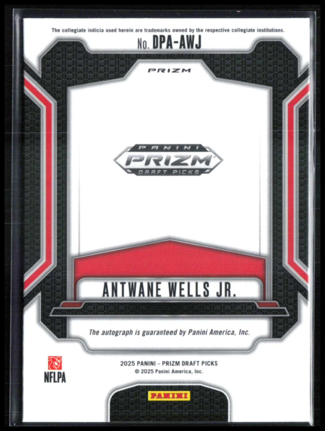 Antwane Wells Jr. RC Auto Silver