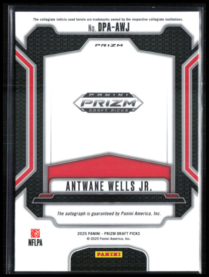 Antwane Wells Jr. RC Auto Silver