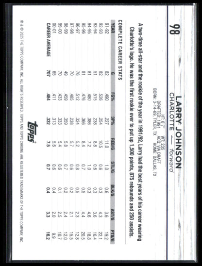 Larry Johnson Green Wave /65