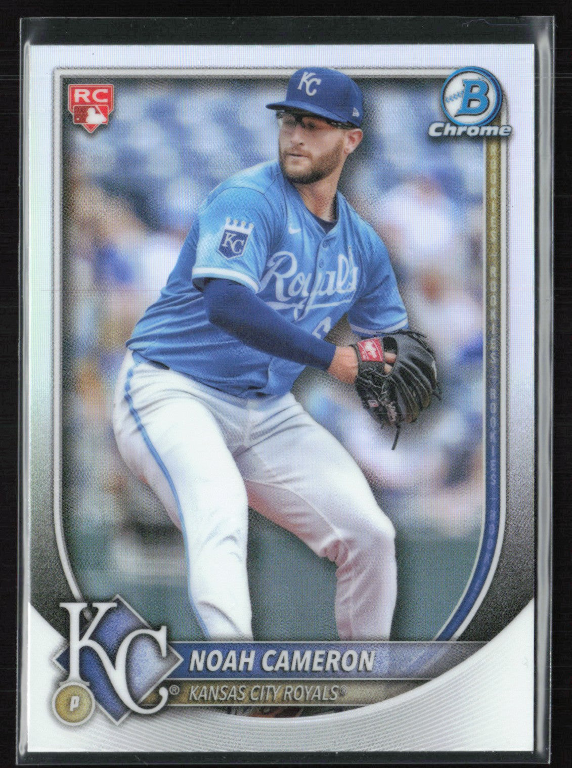 Noah Cameron RC Red Rookie Logo