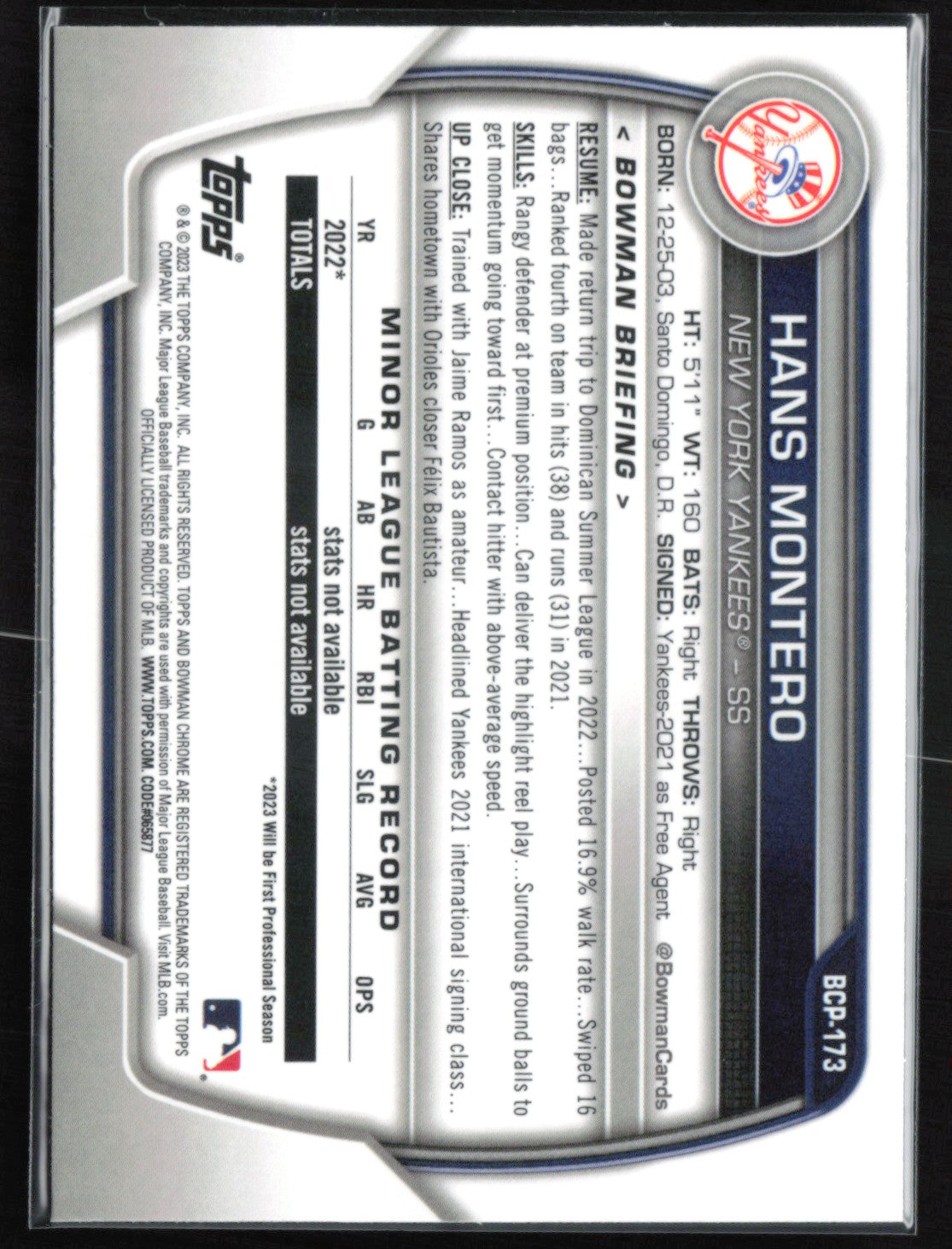 Hans Montero 1st Bowman