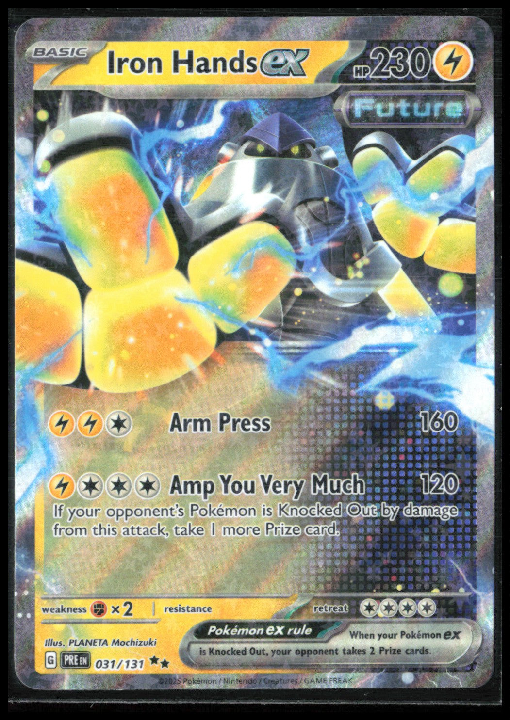 Iron Hands ex - 031/131 Double Rare