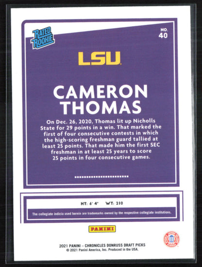 Cameron Thomas RC