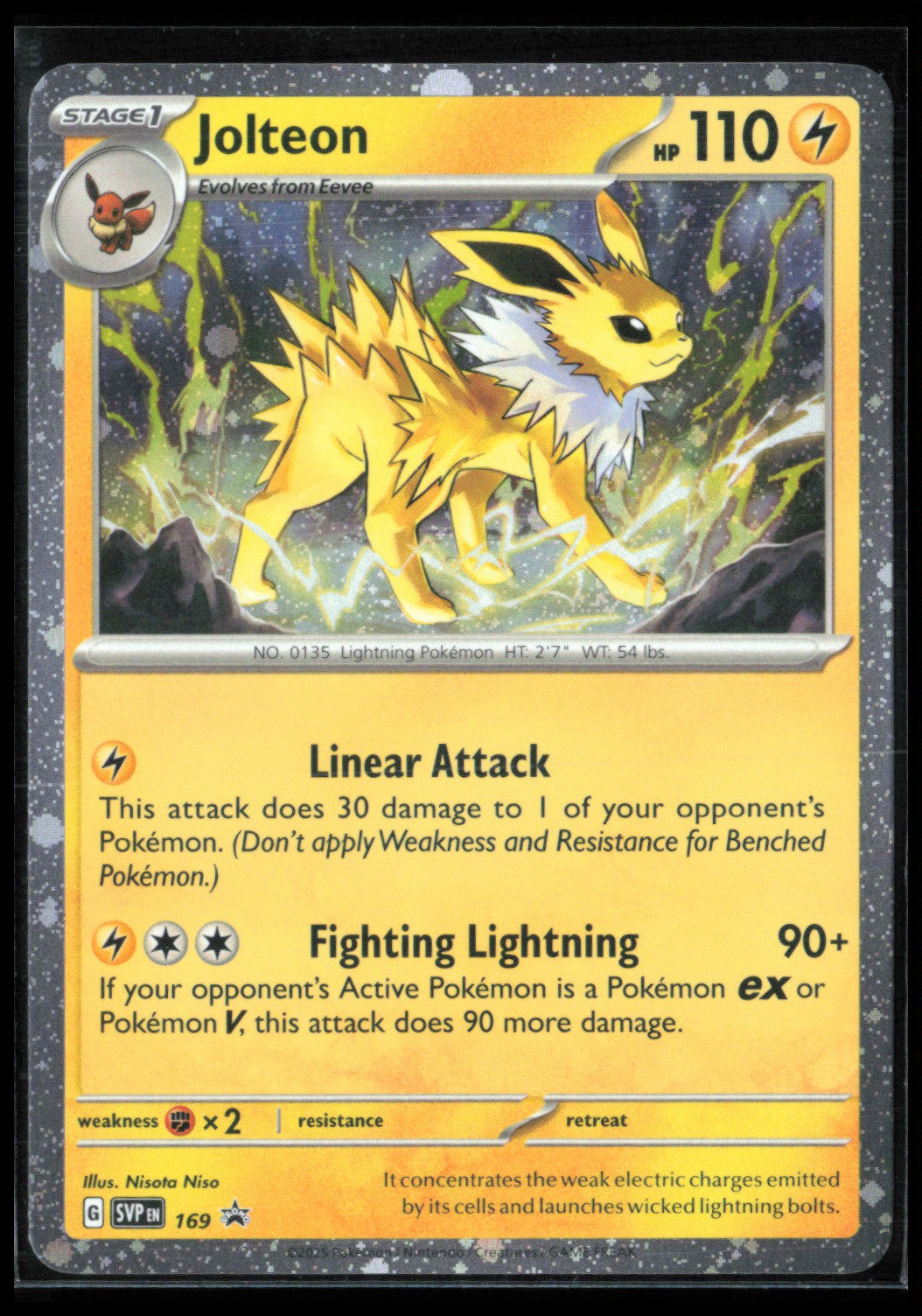 Jolteon Cosmic Holo Promo