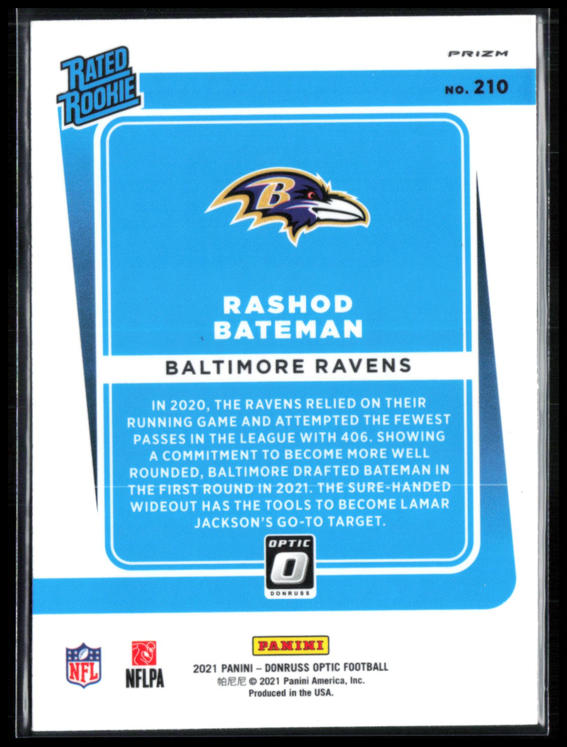 Rashod Bateman RC COpper